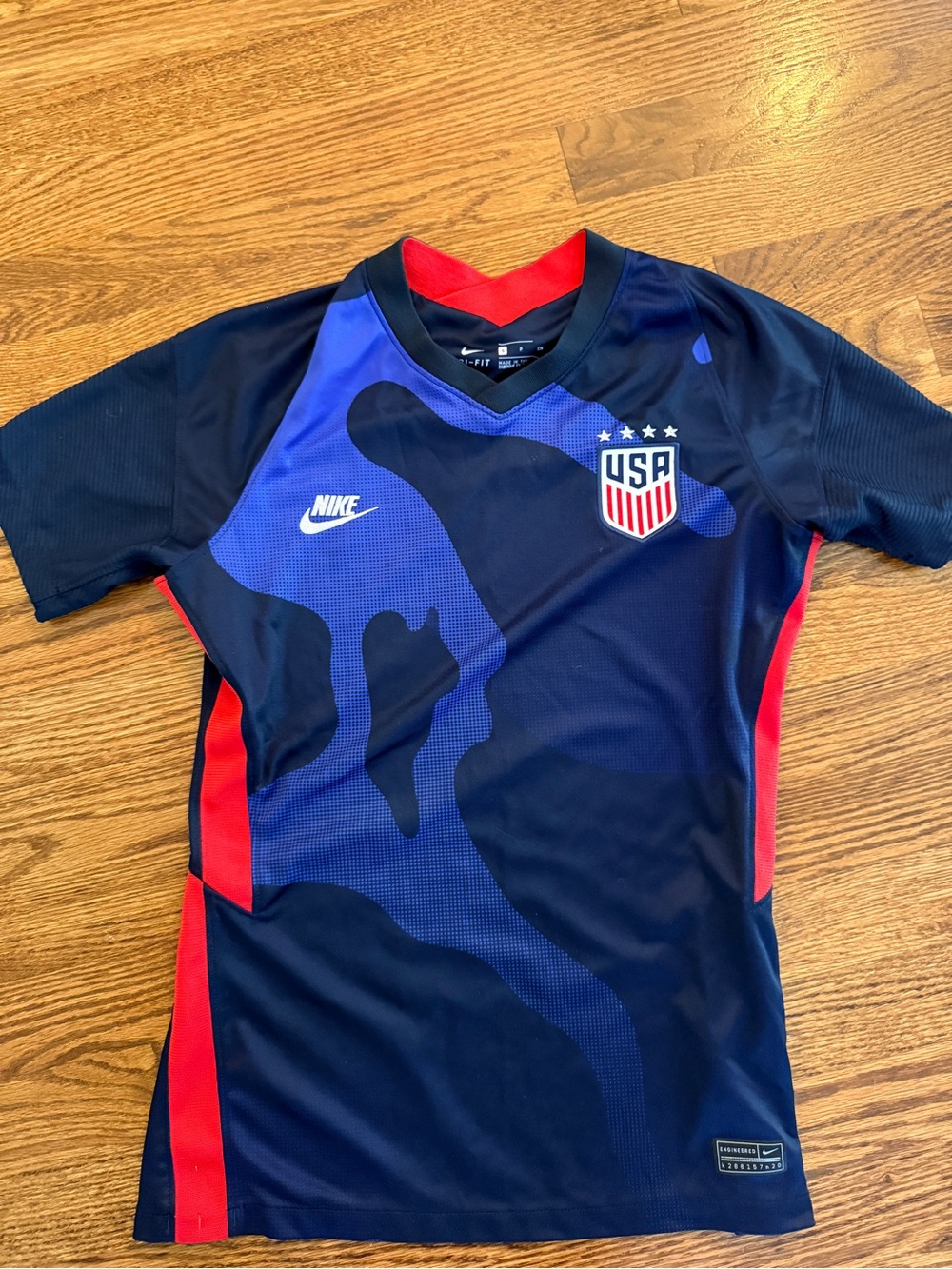 Nike Navy and Red Woman’s USA Soccer Jersey